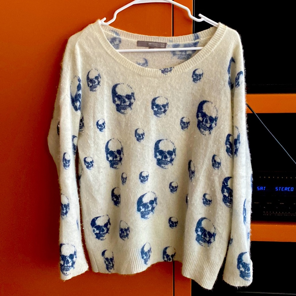 Cashmere Skull Sweater